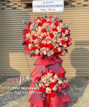 kệ hoa chúc mừng sang trọng - Hoa Tươi Phúc An