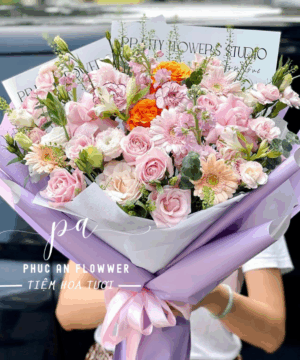 bó hoa cao cấp đẹp phù hợp tặng sinh nhật, tặng mẹ, tặng bạn gái - Hoa Tươi Phúc An
