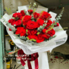 Bó hoa hồng đỏ lãng mạn, bó hoa tình yêu nồng cháy, hoa hồng đỏ tặng người yêu, bó hoa tỏ tình ý nghĩa, hoa hồng đỏ sang trọng, bó hoa hồng đỏ đẹp lãng mạn