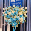 Giỏ hoa tông xanh cao cấp phù hợp cho nhiều dịp tặng chúc mừng, khai trương và các dịp đặc biệt - Hoa Tươi Phúc An
