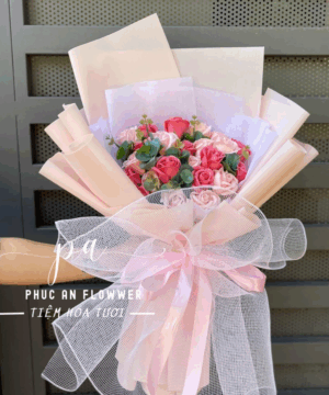 hoa bó cao cấp tặng bạn gái, người yêu, tặng mẹ, tặng sinh nhật phù hợp cho nhiều dịp tặng - Hoa Tươi Phúc An