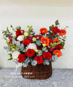giỏ hoa hồng đỏ đẹp, giỏ hoa tươi tặng sinh nhật, giỏ hoa hồng đỏ sang trọng, giỏ hoa chúc mừng ý nghĩa, giỏ hoa hồng đỏ lãng mạn, giỏ hoa tươi phong cách hiện đại, giỏ hoa tươi nổi bật tặng người thân