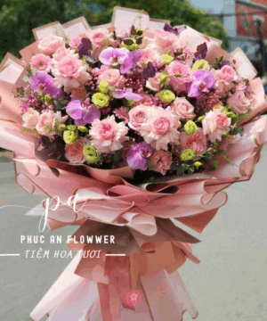 bó hoa 8/3 cao cấp sang trọng tặng bạn gái, người yêu, tặng mẹ - Hoa Tươi Phúc An
