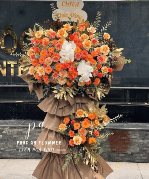 kệ hoa khai trương, chúc mừng cao cấp - Hoa Tươi Bốn Mùa