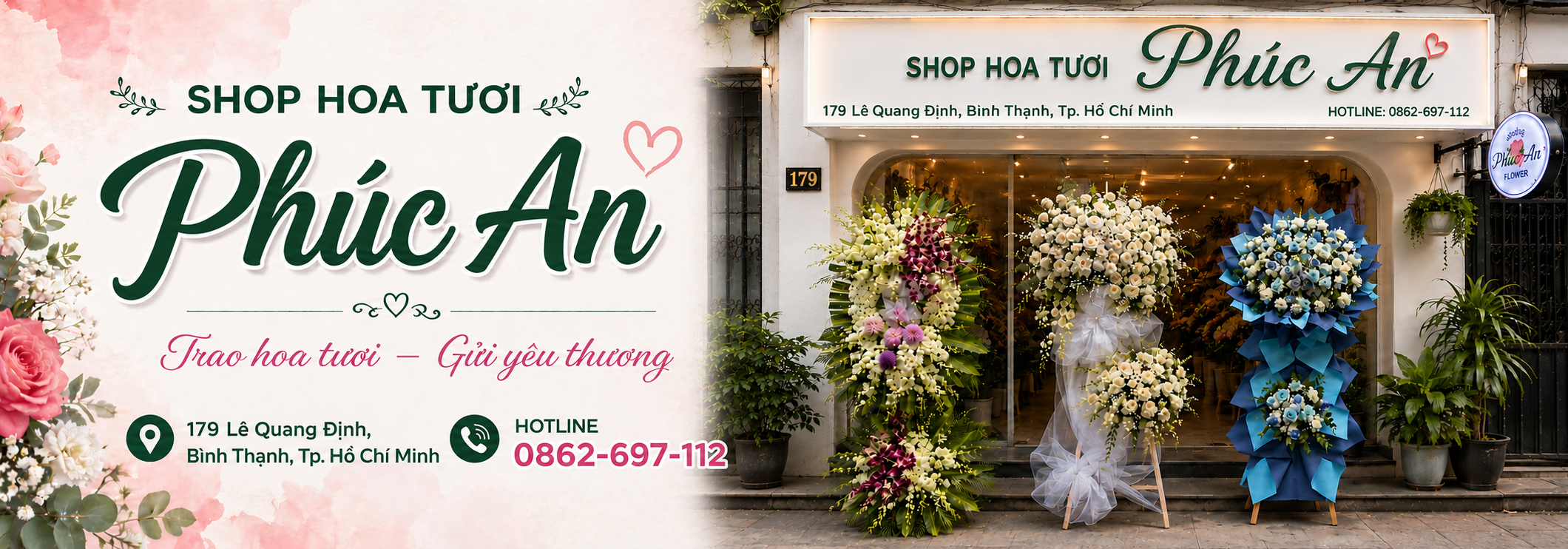 shop hoa tươi quận bình thạnh